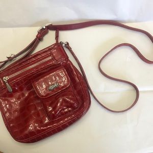 Brighton red crossbody purse